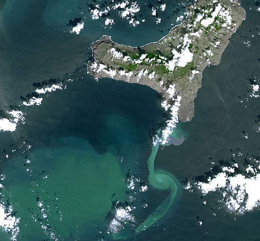 Erupción freatomagmática, sur de La Restinga