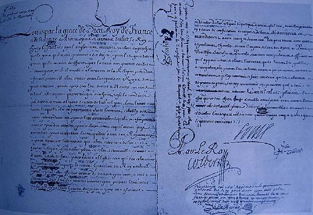 L'editto di Fontainebleau