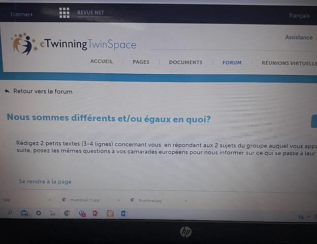 Activités collectives : Nous sommes égaux et/ou différents en quoi ?