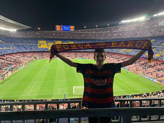 Mi primera vez en el Camp Nou