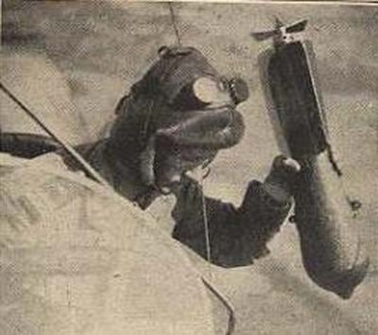 First Bombs Dropped In War From Flight