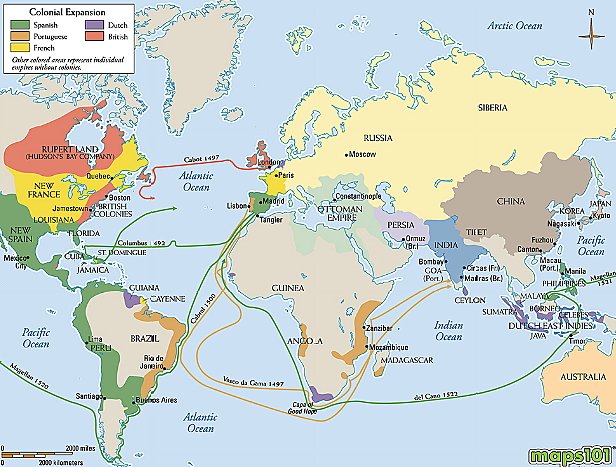 Exploration in the 1400