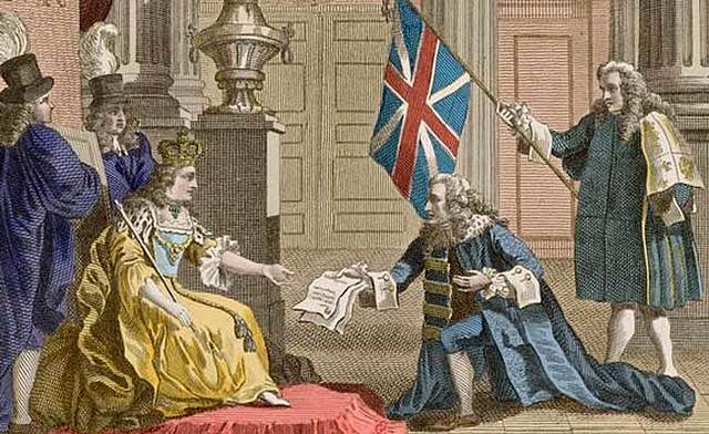 Act of Union merged Britain and Ireland