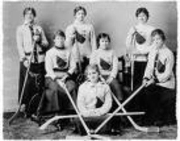 First Women's Hockey Game