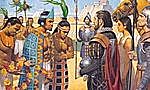 Cortes invade the Aztec