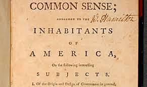"Common Sense" published by Thomas Paine