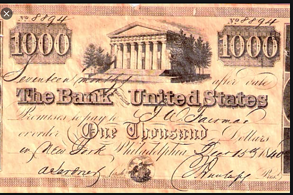 Battle with the National Bank.