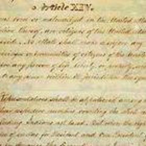 The Ratification of the 15th Amendment
