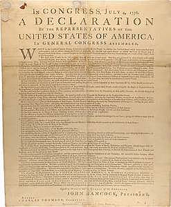 The Declaration of independence is signed!!!
