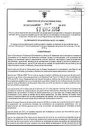 Decreto 2450 de 2015