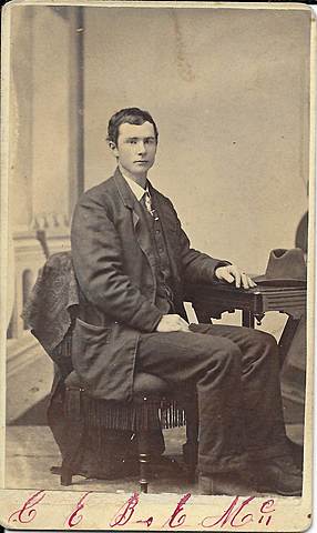 Charles Edwin Booth born in Guernsey, Ohio.