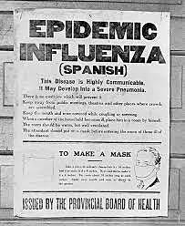 Spanish Influenza (in Canada) (-2)