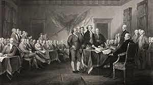 The Declaration of Independence is signed !