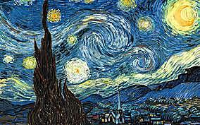 "La noche estrellada" VAN GOGH