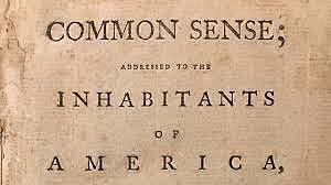 Common Sense Published By Thomas Paine