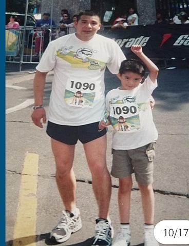 MI PRIMER CARRERA JUNTO A MI PAPÁ