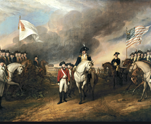 British surrenders Yorktown