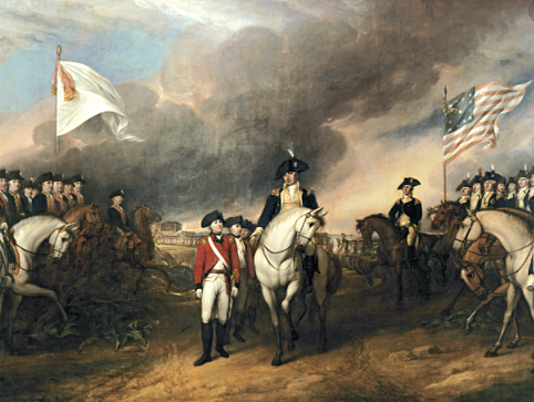 1781 British surrender at Yorktown