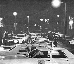 Youth Square off with Police on the Ave