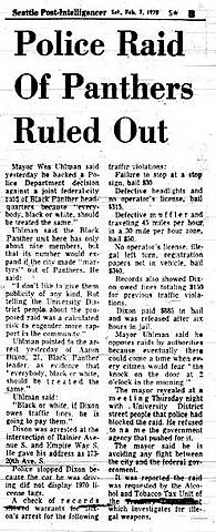 Mayor Blocks Raid on Panthers