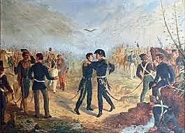 Jose de San Martin frees Peru from Spain