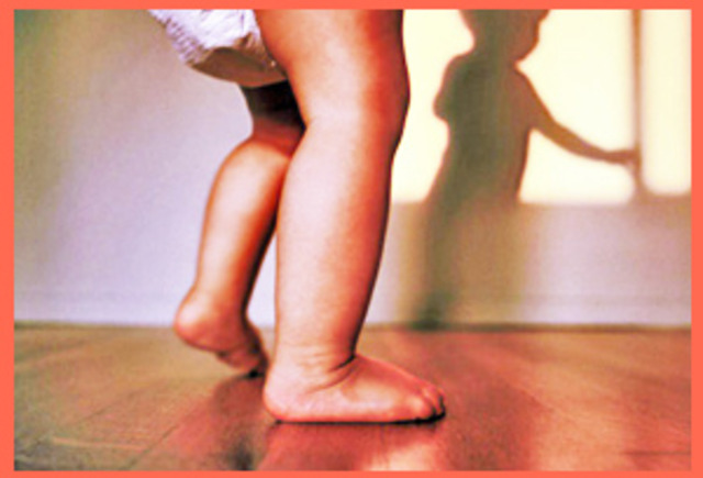 I learn how to walk!