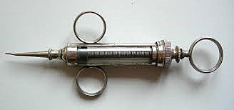 Medical syringe by Letitia Geer