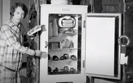 Electric refrigerator by Florencia Parpart