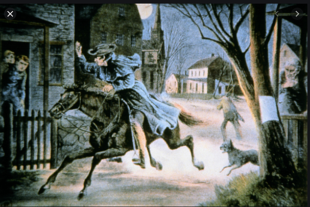 Midnight ride of Paul Revere