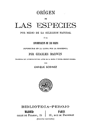 El origen de las especies