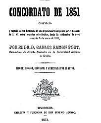 Concordato con la Santa Sede.