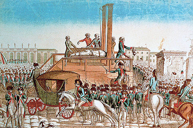 kong Ludvig 16. ble halshugget