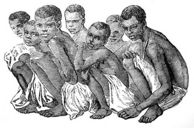U. S. slave trade with Africa ends