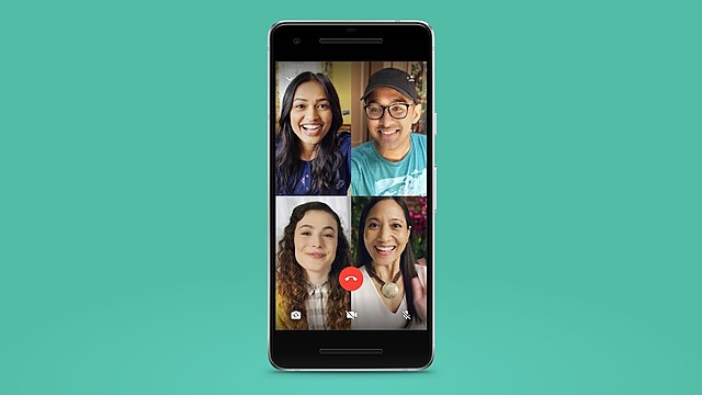 Videollamadas grupales en WhatsApp