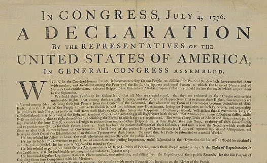 Jefferson Writes the DOI