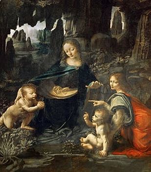 LA MARE DE DÉU DE LES ROQUES. LEONARDO DA VINCI