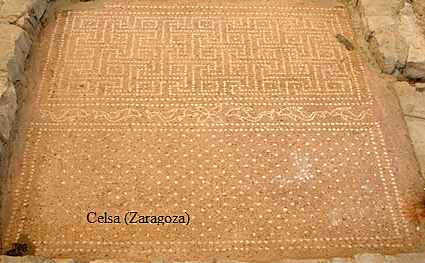 Pavimento de la "Casa de los delfines"