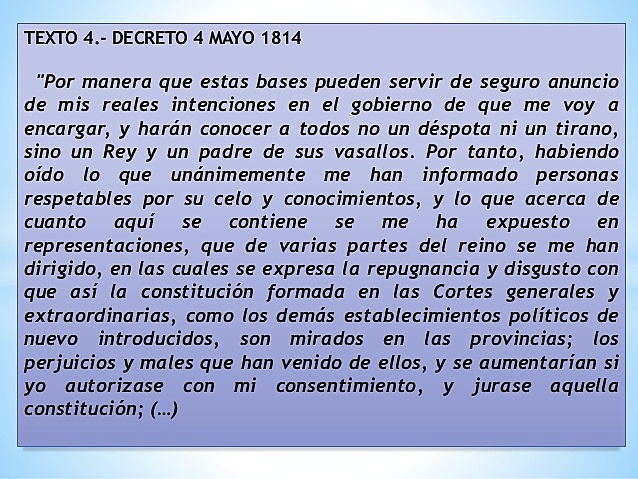 Decreto del 4 de Mayo