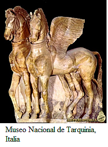 Caballos alados de Tarquinia