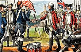 British surrender at Yorktown