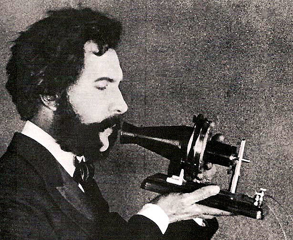 Alexander Graham Bell patents the telephone