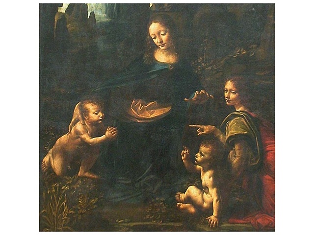 La Mare de Déu de les roques; Leonardo da Vinci