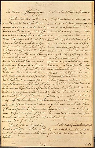 Tratado de Guadalupe Hidalgo.