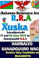 Se autoproclamó una entidad bajo el liderazgo del RRA (G.C.SO)