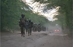 Recuperación del control de las localidades africanas (G.C.SO)