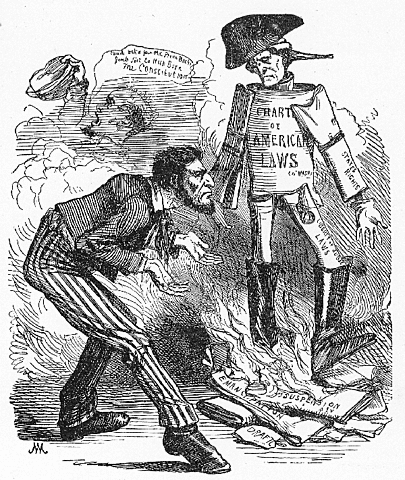 Lincoln suspends Habeas Corpus