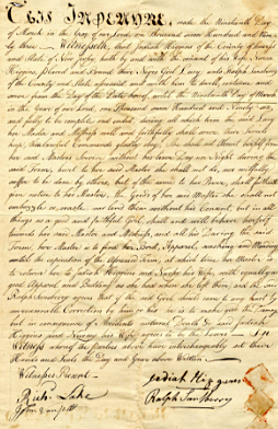 Bill to Prevent the Importation of Slaves