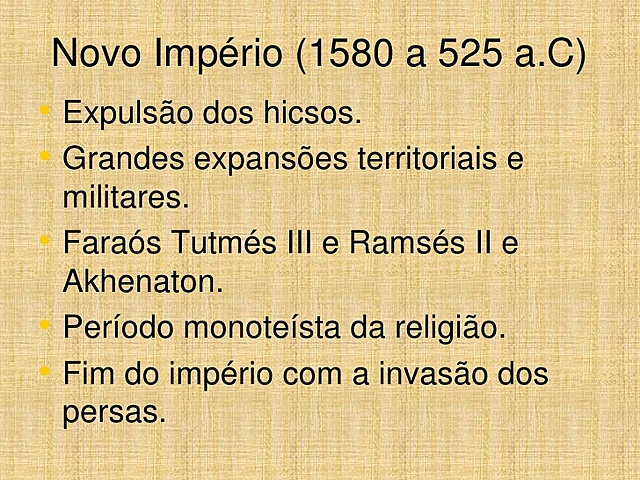 Novo Império Egipcio