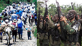 Timeline:  Iguales y diferentes: entre la diversidad y los derechos población desplazada