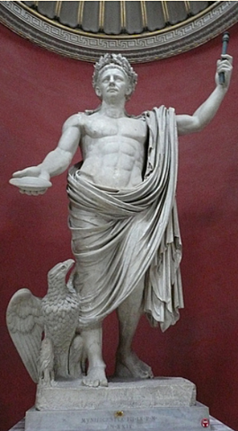 Emperador Claudio como Júpiter